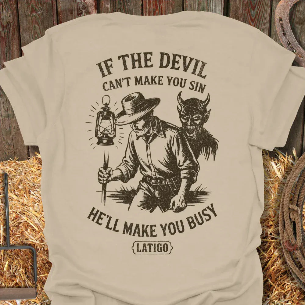 Latigo-Cowboy Authentics Sand / S Busy Tee