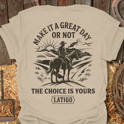 Latigo-Cowboy Authentics Sand / S Choices Tee