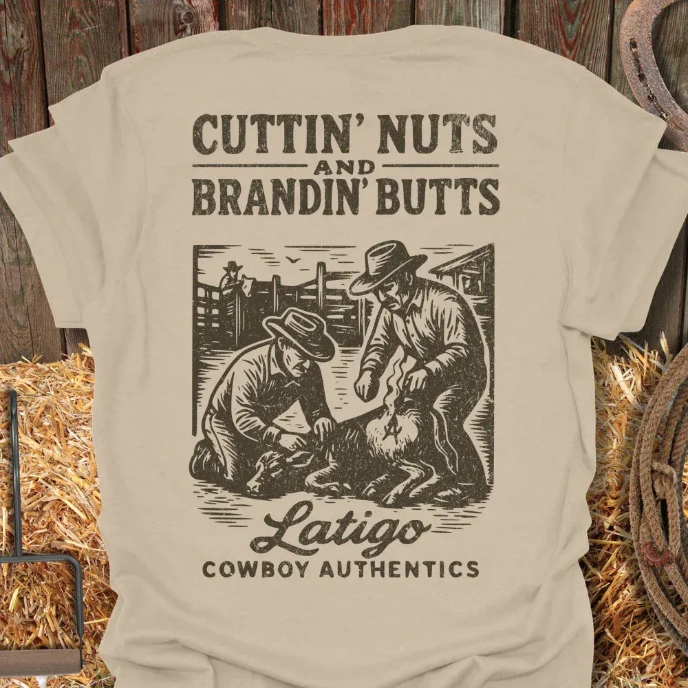 Latigo-Cowboy Authentics Sand / S Cuttin Tee