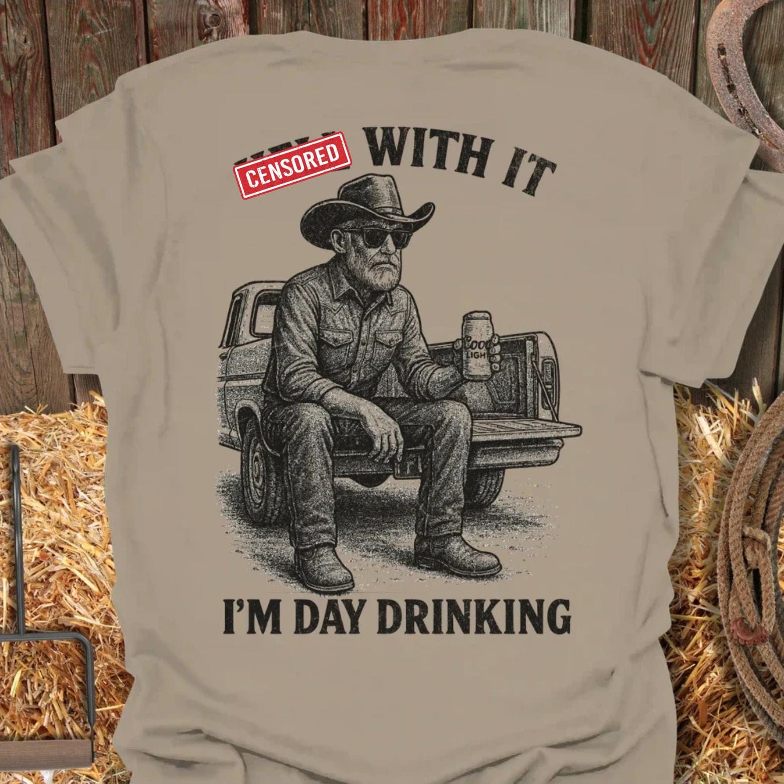 Latigo-Cowboy Authentics Sand / S Day Drinking