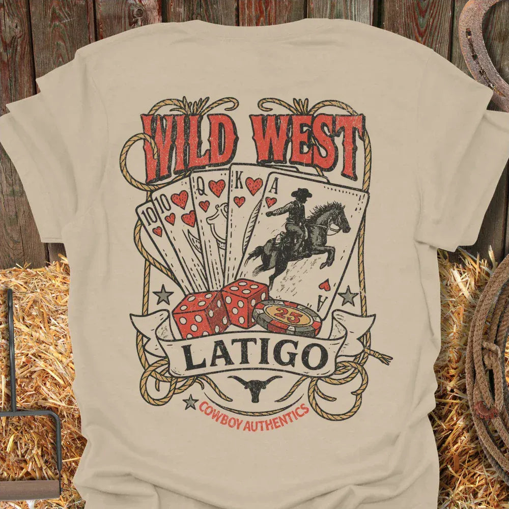 Latigo-Cowboy Authentics Sand / S Gambler Tee