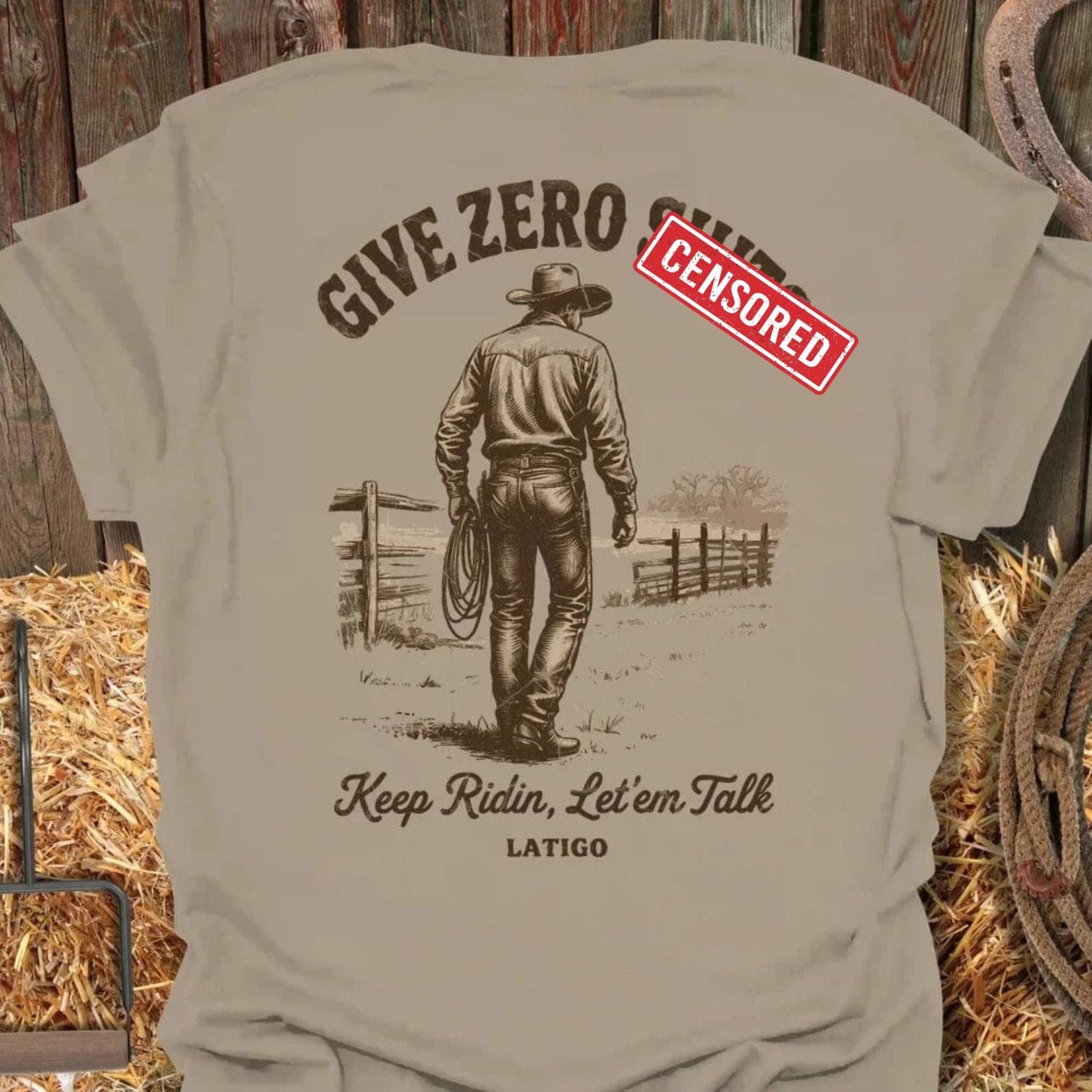 Latigo-Cowboy Authentics Sand / S Give