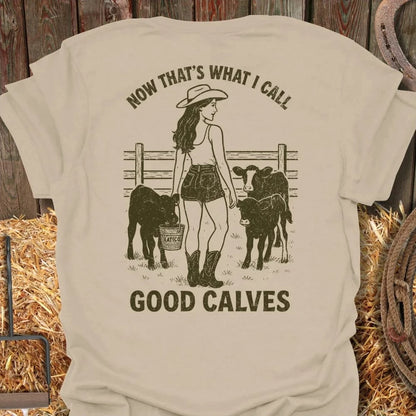 Latigo-Cowboy Authentics Sand / S Good Calves Tee