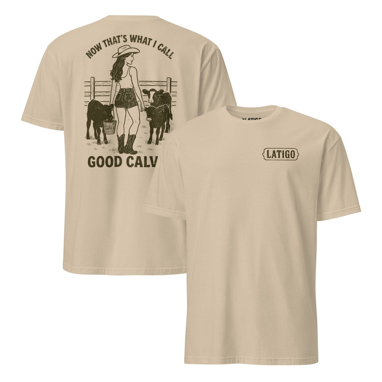 Latigo-Cowboy Authentics Sand / S Good Calves Tee