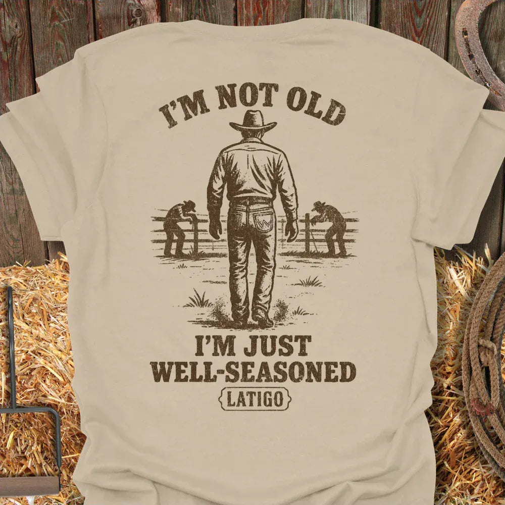 Latigo-Cowboy Authentics Sand / S Seasoned Tee