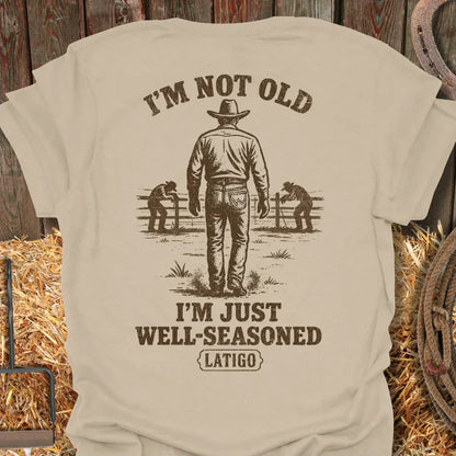 Latigo-Cowboy Authentics Sand / S Seasoned Tee