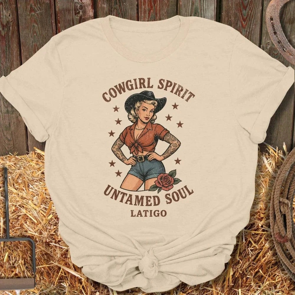 Latigo-Cowboy Authentics Sand / S Untamed Tee