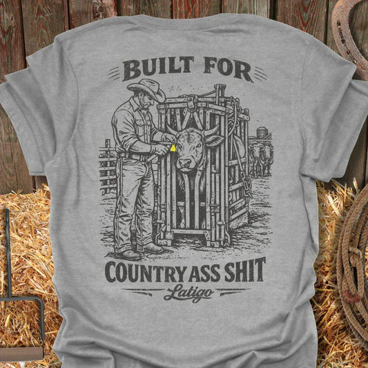 Latigo-Cowboy Authentics Sport Grey / S Built Tee