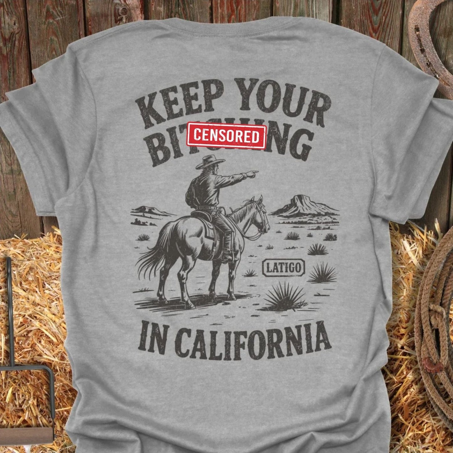 Latigo-Cowboy Authentics Sport Grey / S California