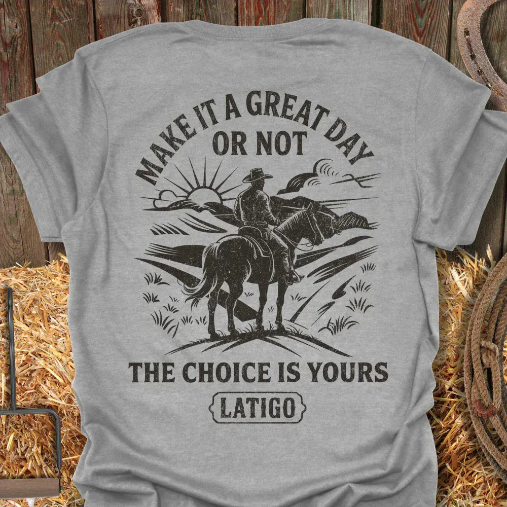 Latigo-Cowboy Authentics Sport Grey / S Choices Tee