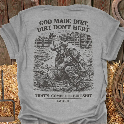 Latigo-Cowboy Authentics Sport Grey / S Dirt Hurts Tee