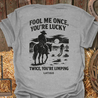 Latigo-Cowboy Authentics Sport Grey / S Fool Me Tee