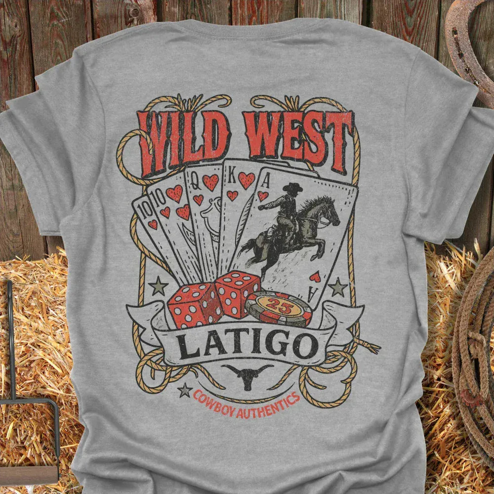 Latigo-Cowboy Authentics Sport Grey / S Gambler Tee