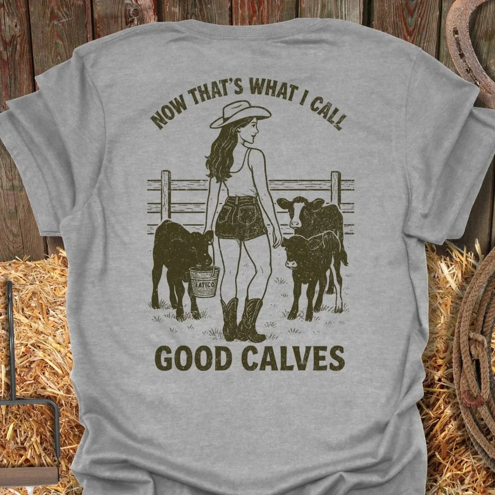 Latigo-Cowboy Authentics Sport Grey / S Good Calves Tee