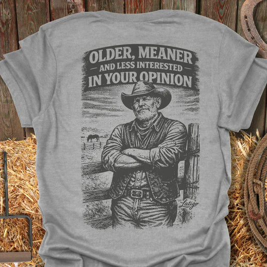 Latigo-Cowboy Authentics Sport Grey / S Meaner Tee