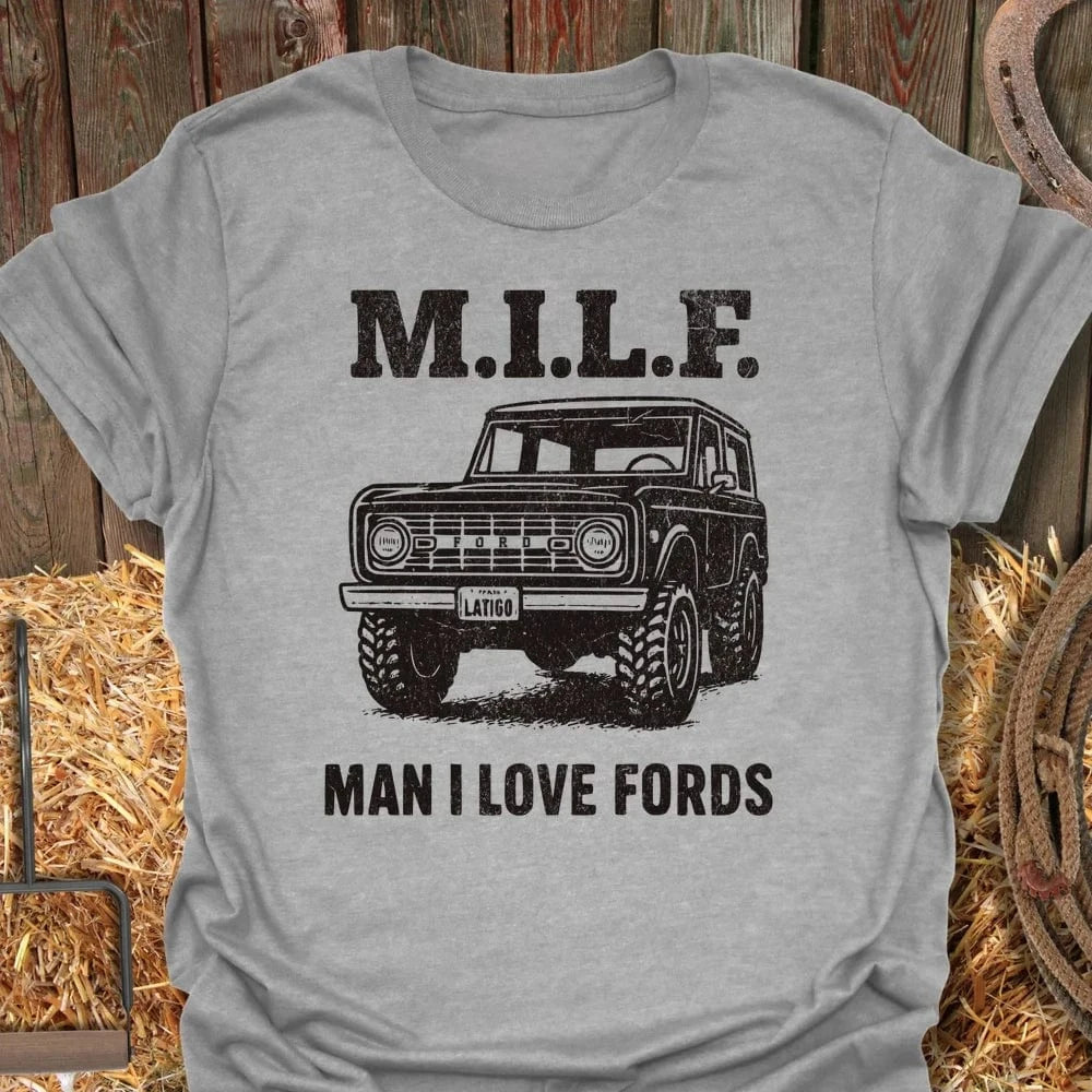 Latigo-Cowboy Authentics Sport Grey / S MILF Tee