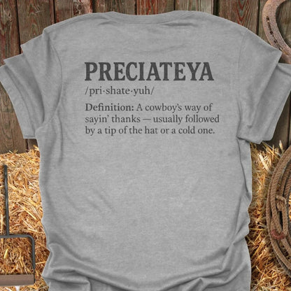 Latigo-Cowboy Authentics Sport Grey / S Preciateya Tee