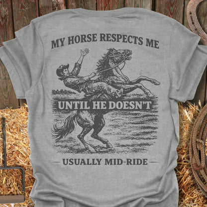 Latigo-Cowboy Authentics Sport Grey / S Respect Tee