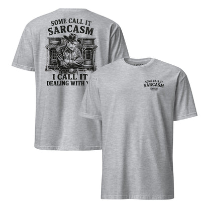 Latigo-Cowboy Authentics Sport Grey / S Sarcasm  Tee