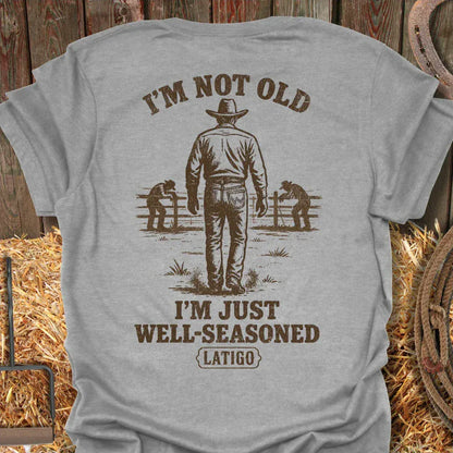 Latigo-Cowboy Authentics Sport Grey / S Seasoned Tee