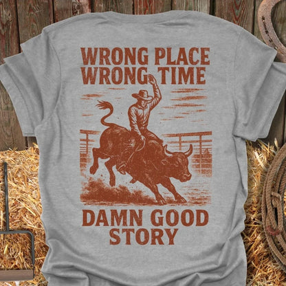 Latigo-Cowboy Authentics Sport Grey / S Story Tee