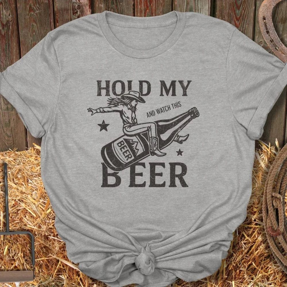 Latigo-Cowboy Authentics Sport Grey / S Watch Tee