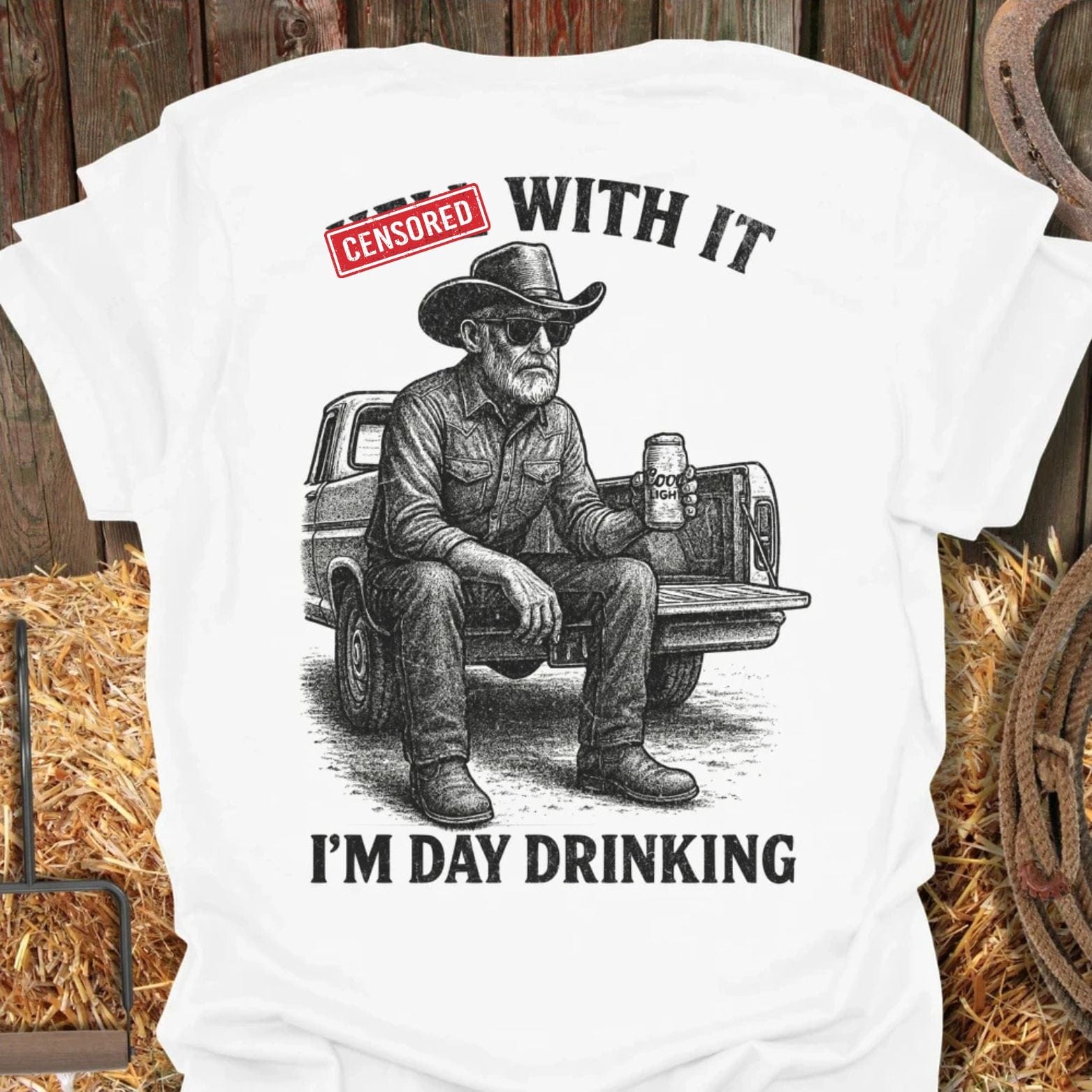 Latigo-Cowboy Authentics White / S Day Drinking