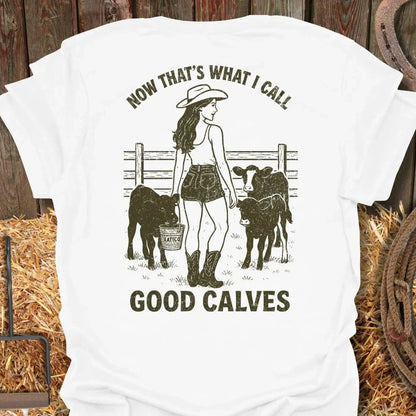 Latigo-Cowboy Authentics White / S Good Calves Tee