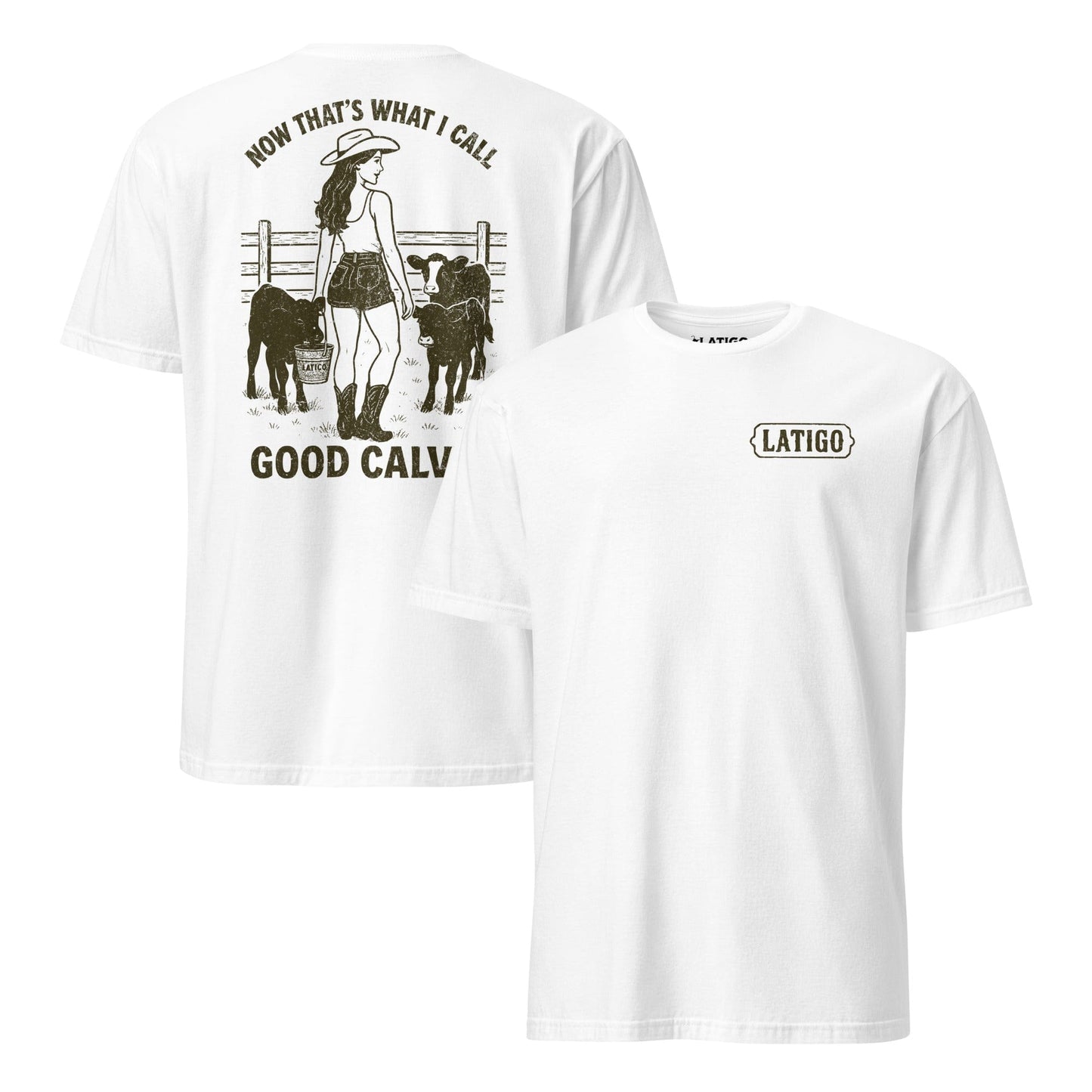 Latigo-Cowboy Authentics White / S Good Calves Tee