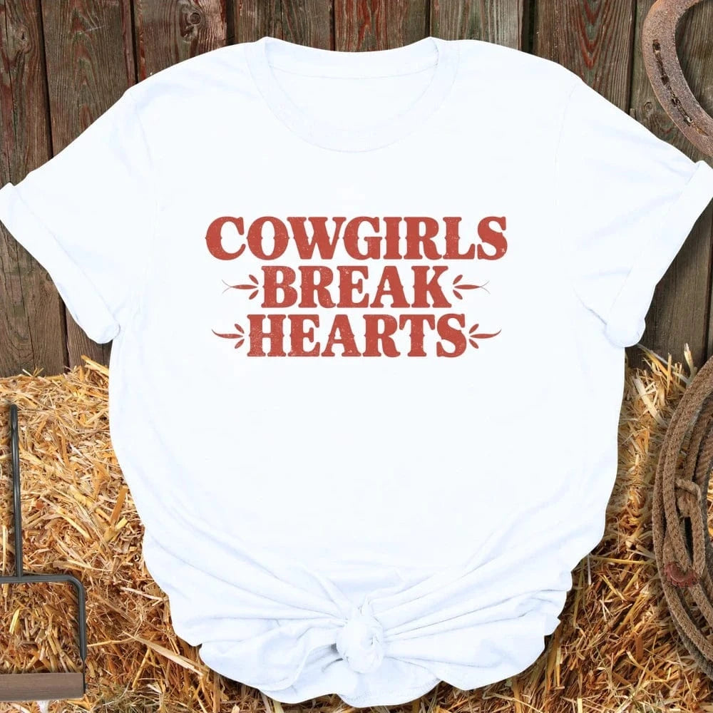 Latigo-Cowboy Authentics White / S Hearts