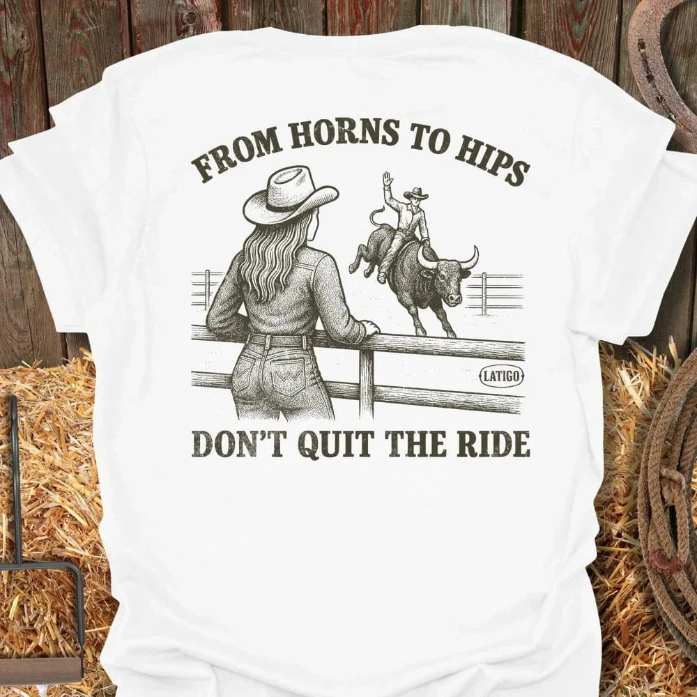 Latigo-Cowboy Authentics White / S Horns and Hips