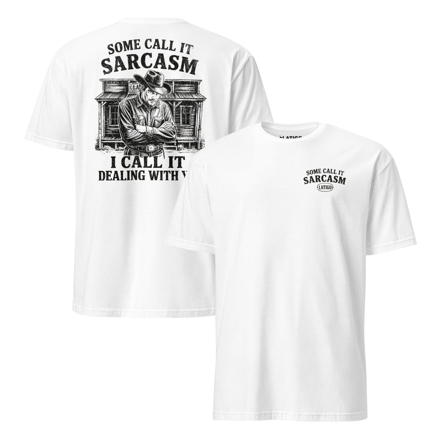 Latigo-Cowboy Authentics White / S Sarcasm  Tee