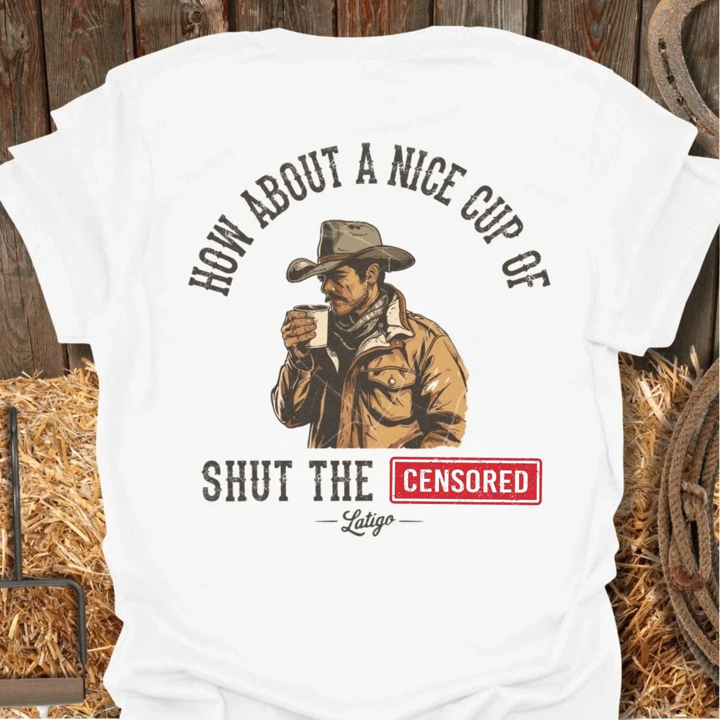 Latigo-Cowboy Authentics White / S Shut Up