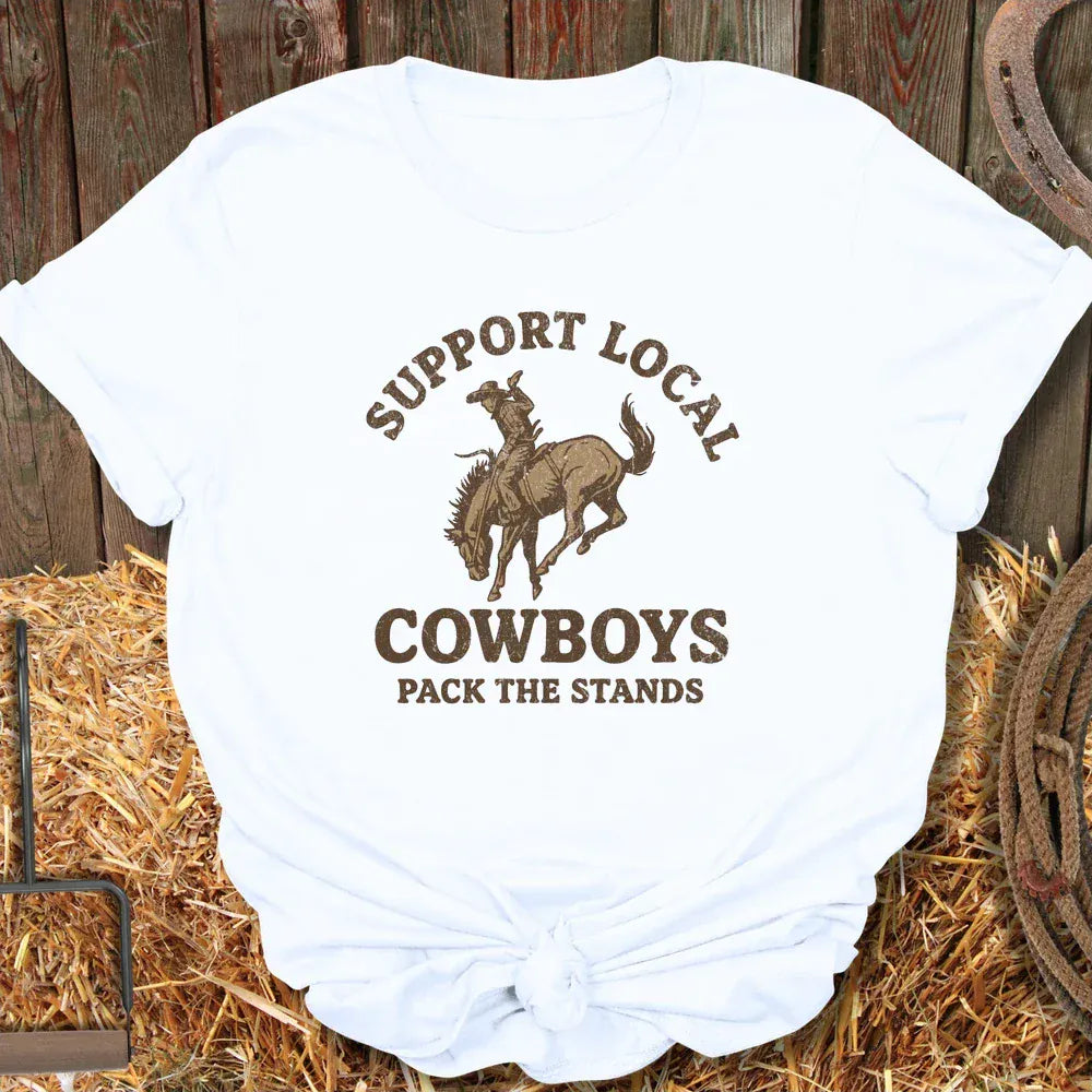 Latigo-Cowboy Authentics White / S Support Tee