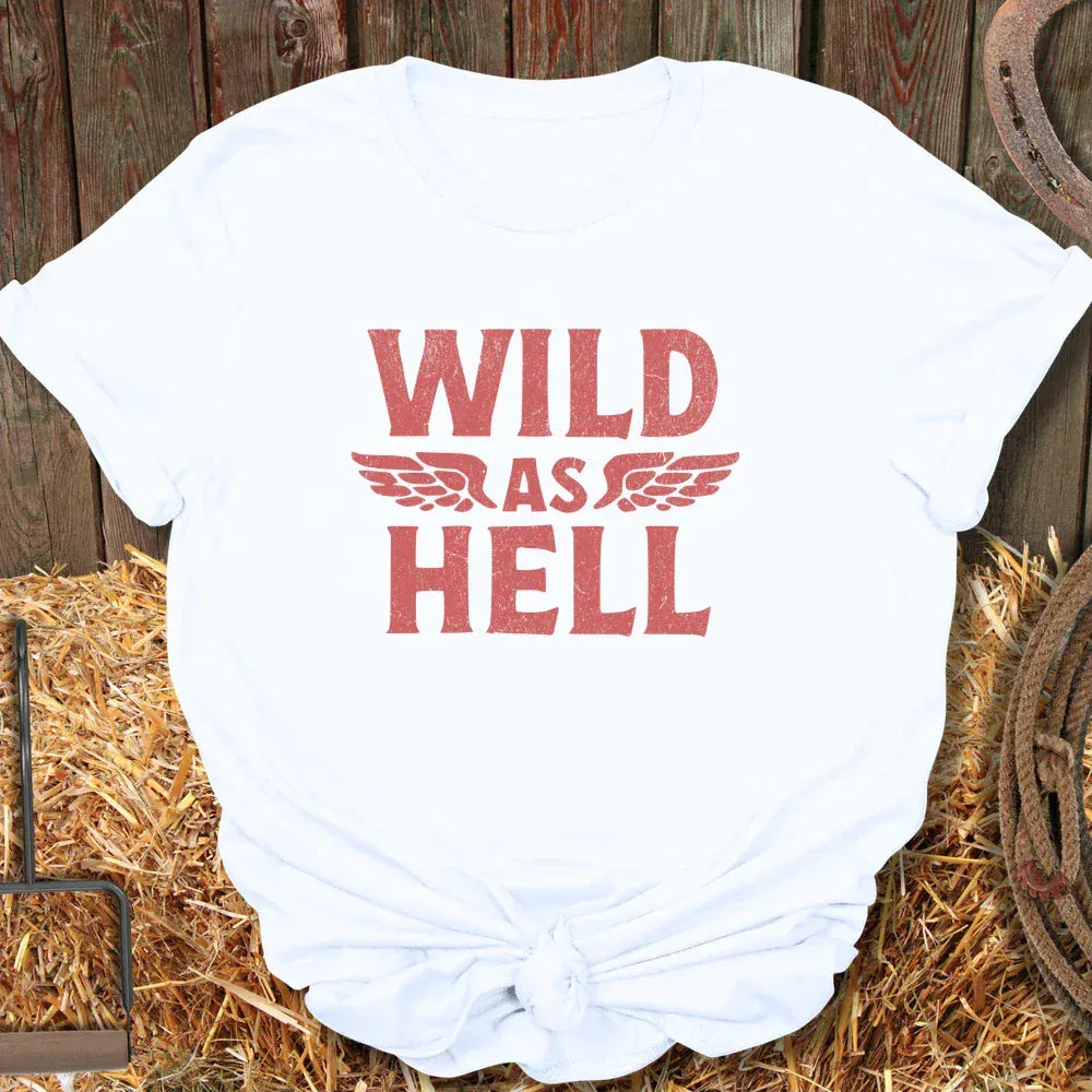 Latigo-Cowboy Authentics White / S Wild Tee